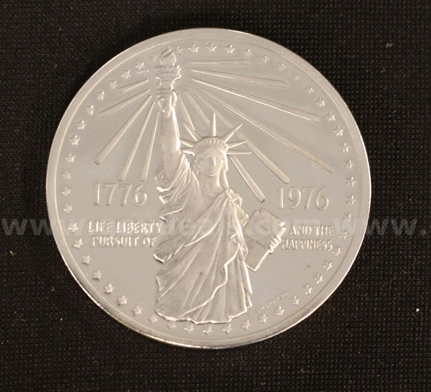 4 - 1 Ounce Silver Ingots & Silver Round Coins