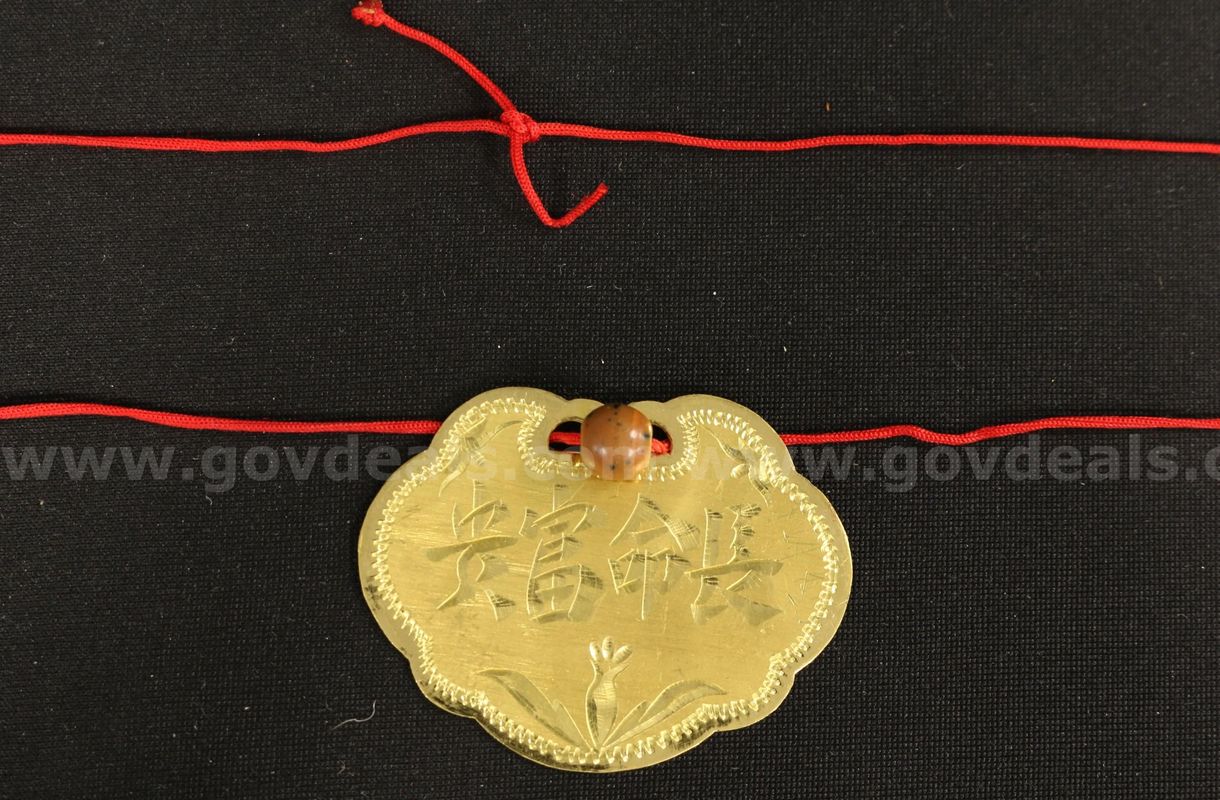 24k Yellow Gold Chinese Dragon Pendant, 11.6 Grams