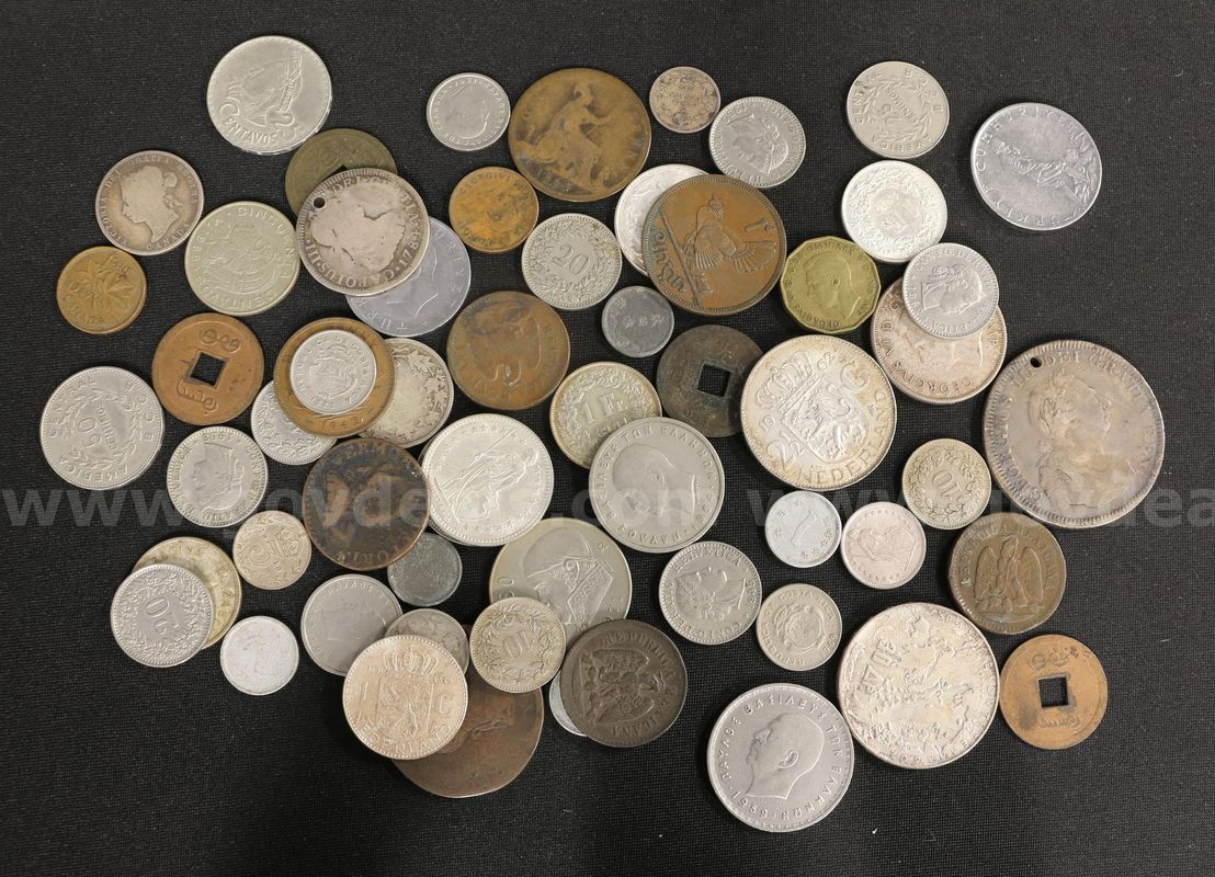 351 Assorted Foreign Coins