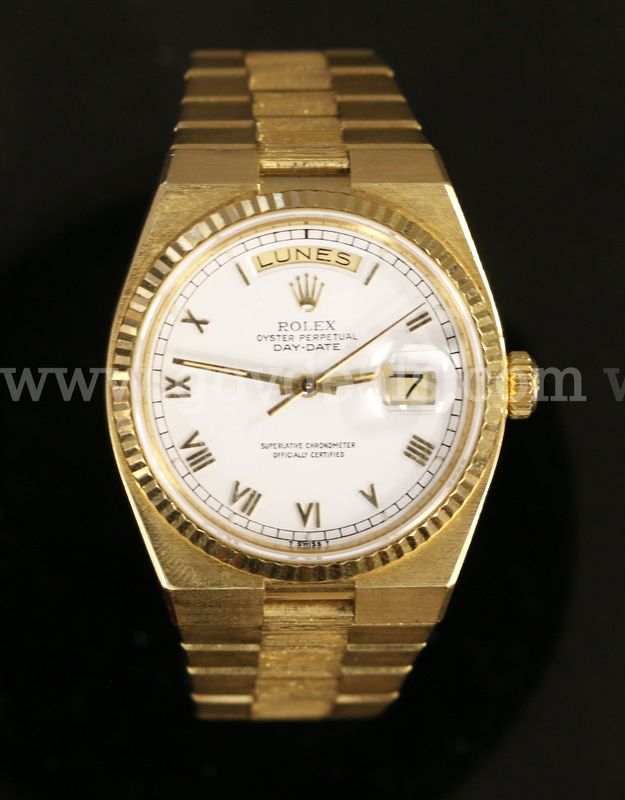 1979 Rolex 18K Yellow Gold Oyster Perpetual Day- Date Watch