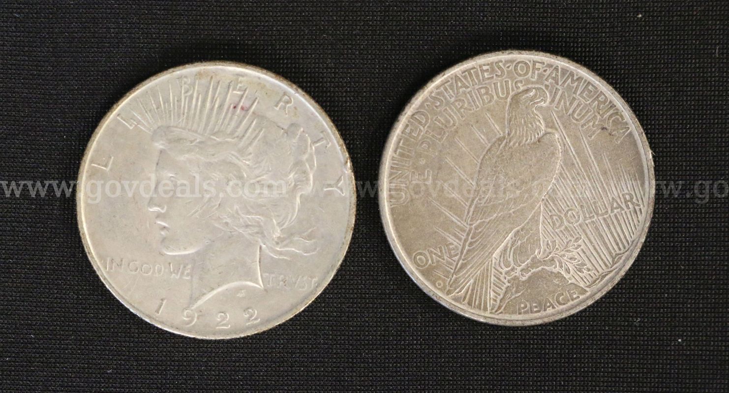 20 Silver U.S. Peace Dollar Coins