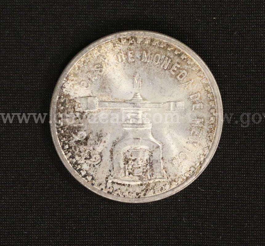 1949 Mexico Casa De Moneda Silver Coin
