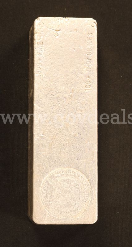United States Silver Corporation .999 Fine Silver 100+ Troy Ounce Bar
