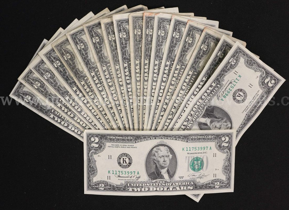 137 U.S. $2 Bills