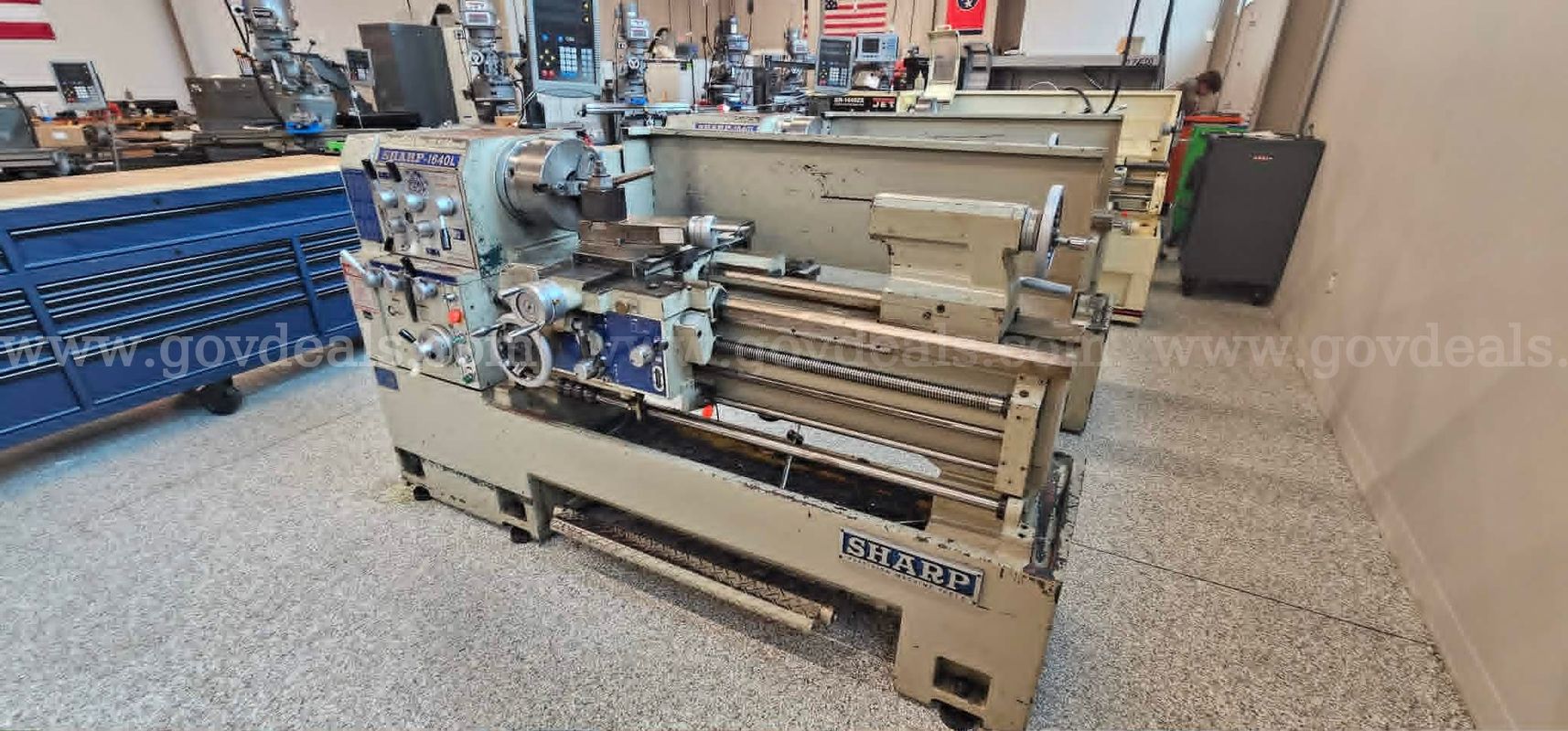 Sharp 1640L Manual Lathe (7905221)