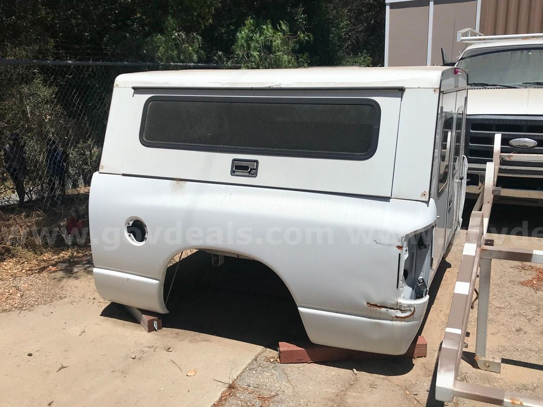 Truck bed and shell