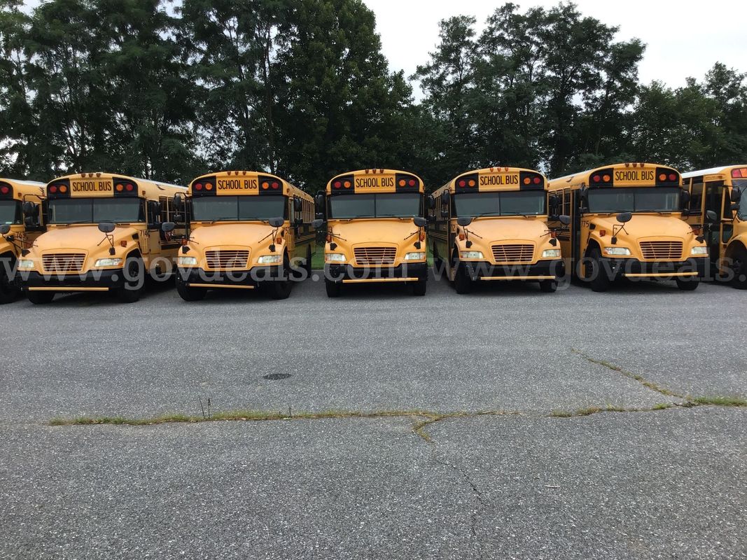 Lot of 5 buses