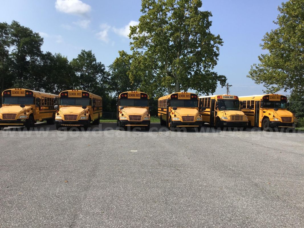 Lot of 6 buses
