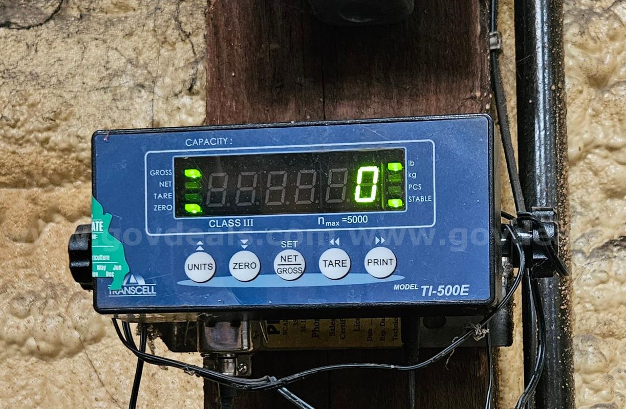 Transcell GRD5544-5K Guardian Floor Scale with TI-500E