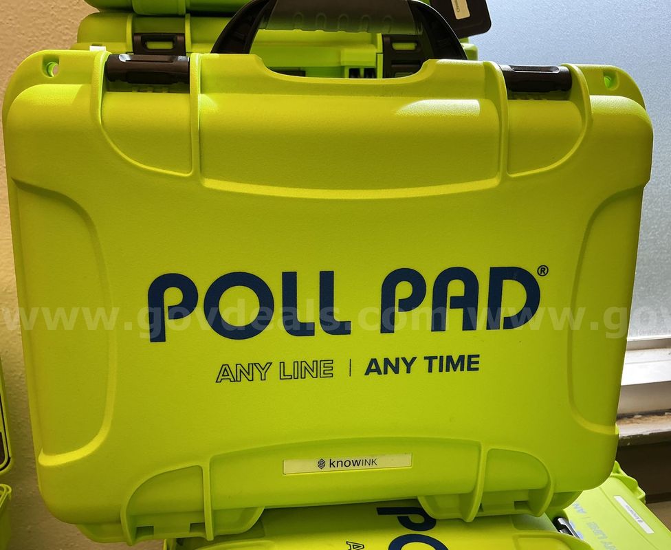 ELECTRONIC POLL BOOKS (iPADS NOT INCLUDED) KNOWiNK POLL PAD