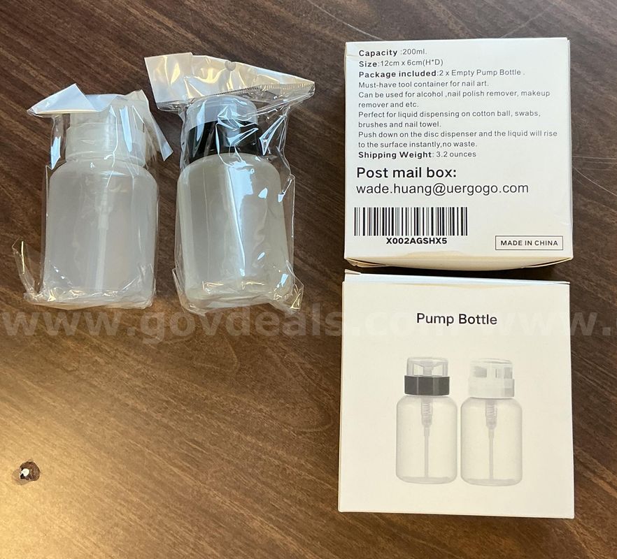 Push-Down Pump Dispenser Bottles (Size 200 Ml) 6.7 Oz