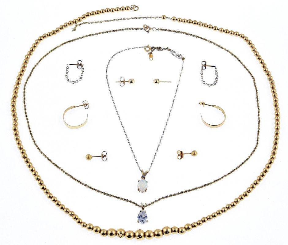 Gold Jewelry Lot