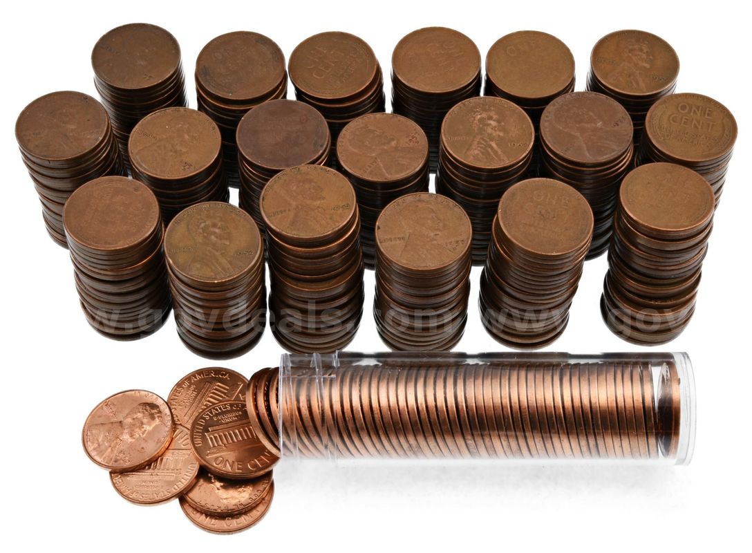 Lincoln Cent Lot -Wheat Cents