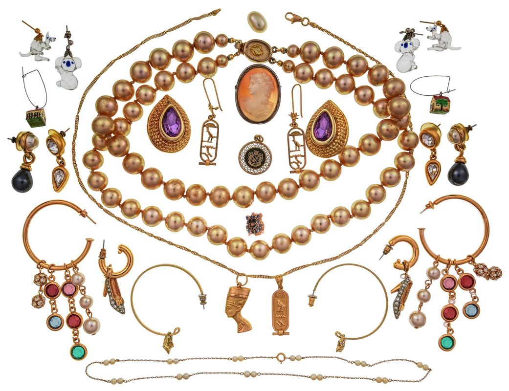 Gold & Costume Jewelry Lot