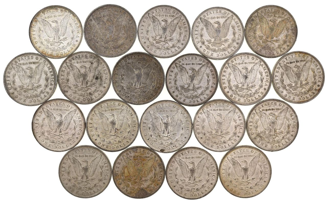 Morgan Dollars 20 1883/O
