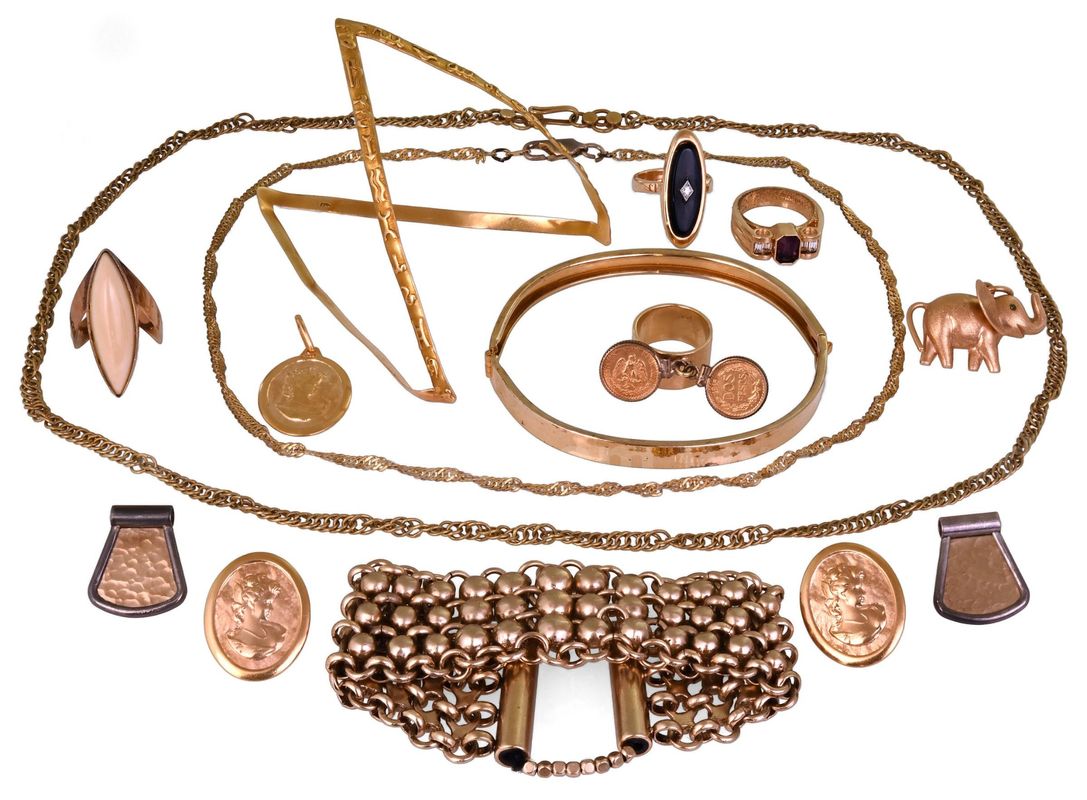 Gold & Costume Jewelry Lot