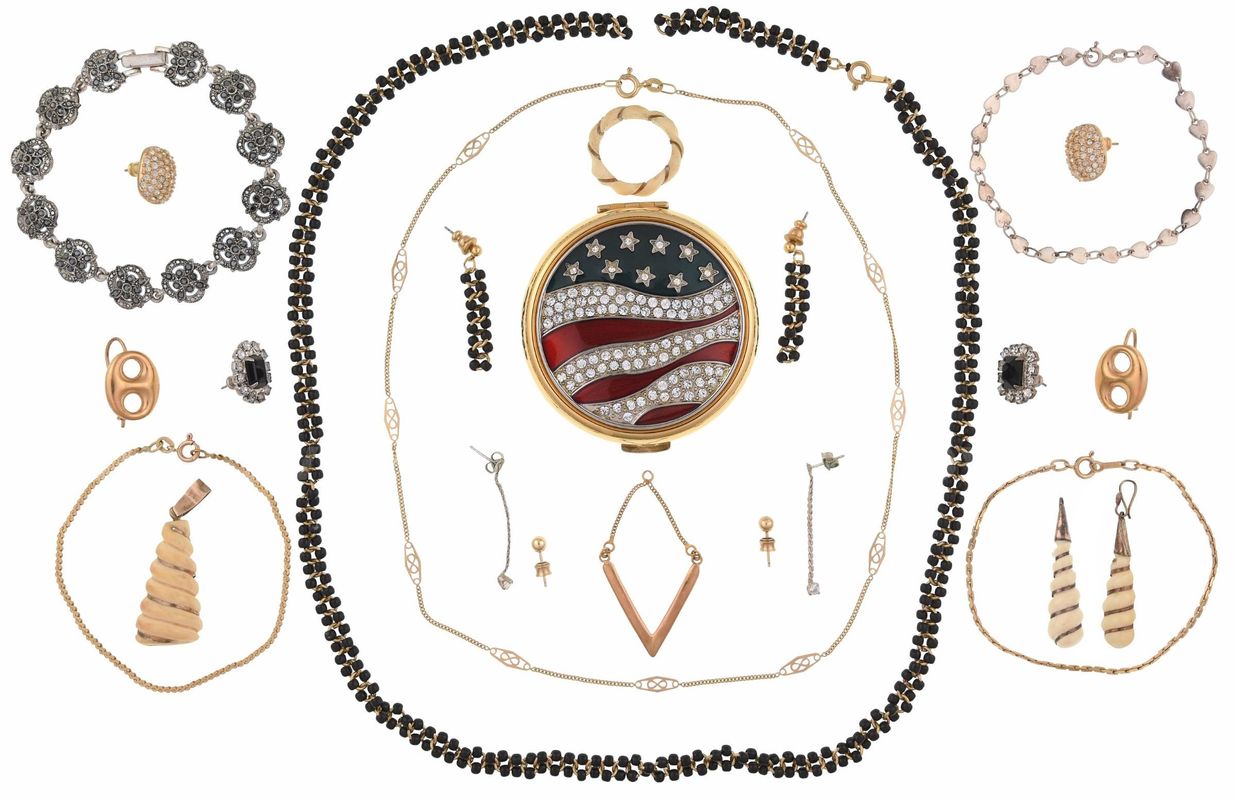 Gold & Costume Jewelry Lot
