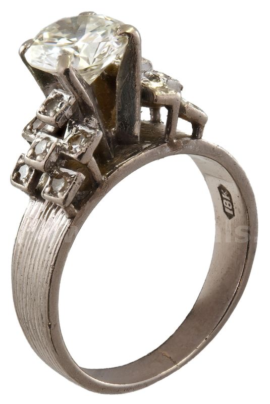 Gold Diamond Estate Ring