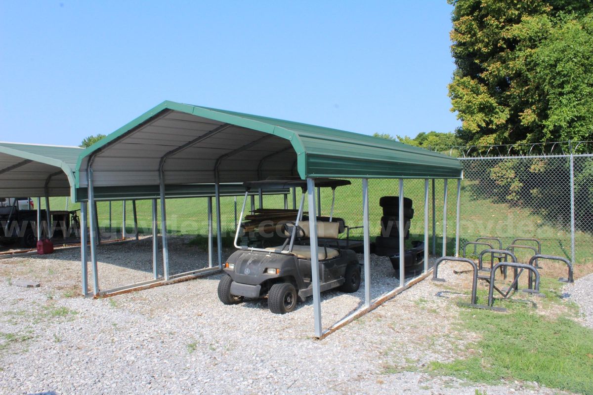 Metal carport awning 12x23x8'6"
