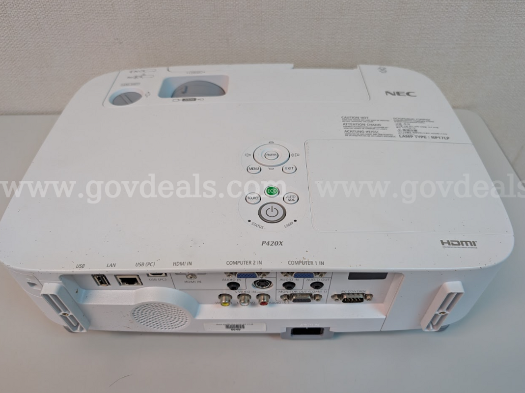 NEC P420X Projector (Lot of 2)