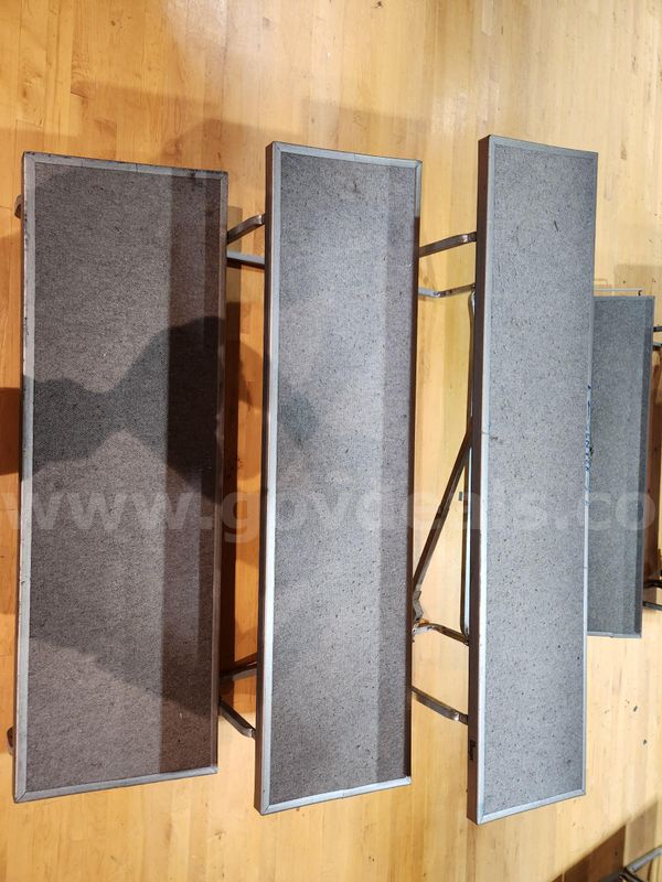Lot of 9 Sections of Choir Risers