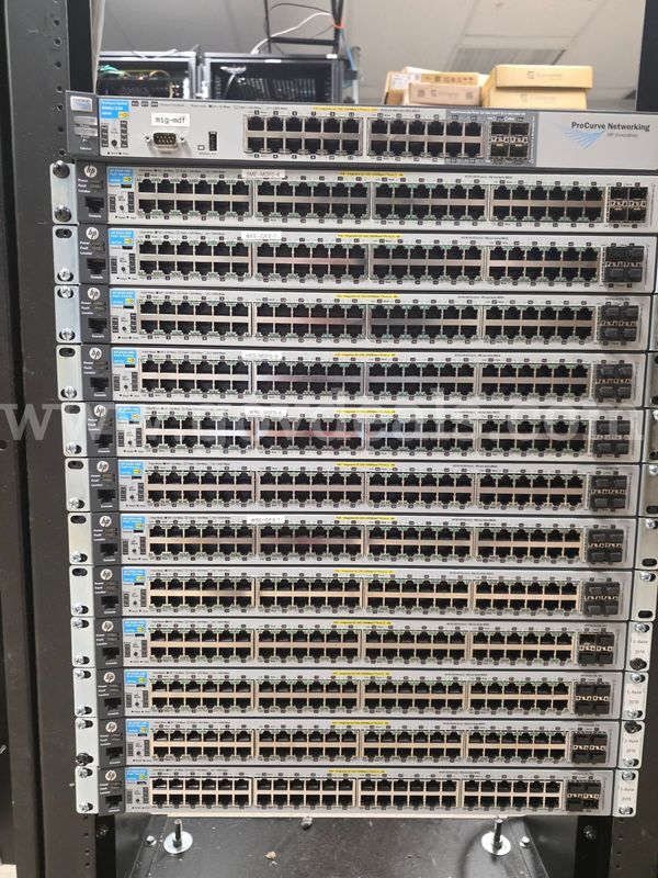 22 Enterprise Level Network Switches from HP and Netgear - See Description