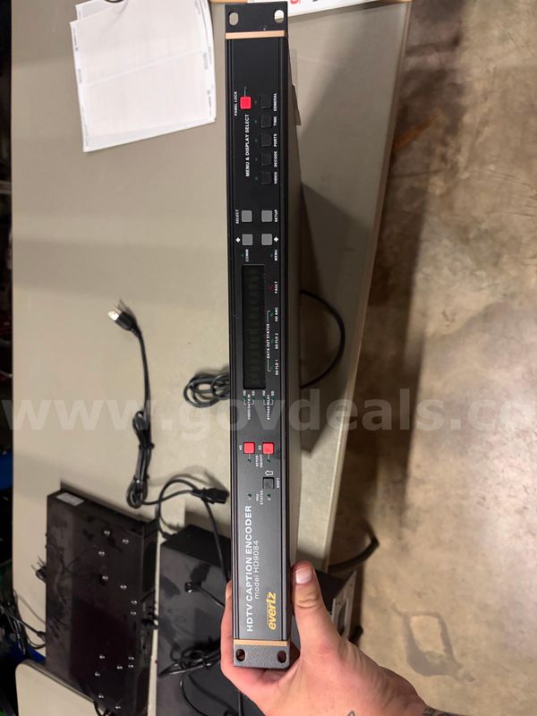 Evertz HD9084 HDTV Caption Encoder (Make Closed Captions Great Again!)