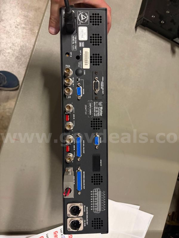 Wohler AMP2-S8MDA Digital Audio Monitor (The Ultimate VU Meter flex!)