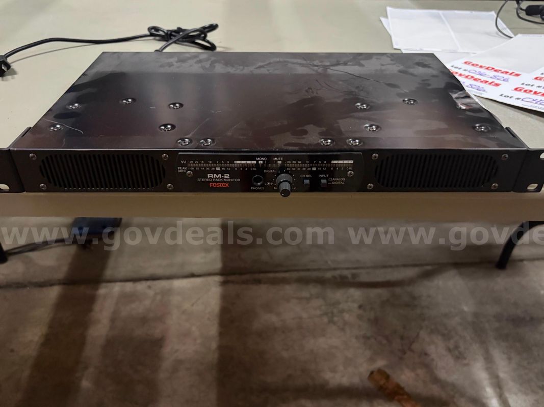Fostex RM-2 Stereo Rack Monitor (The "Is This Too Loud?" Machine)