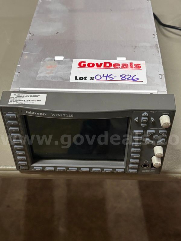 Flux Capacitor or Signal Monitor? Tektronix WFM7120 Waveform Monitor (Untested!)