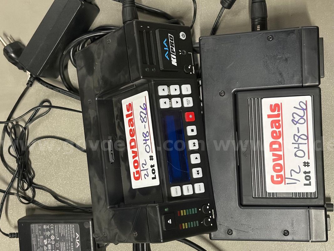 Pair of AJA Ki Pro ProRes Recorders – Look 200% More Professional Instantly (Untested)