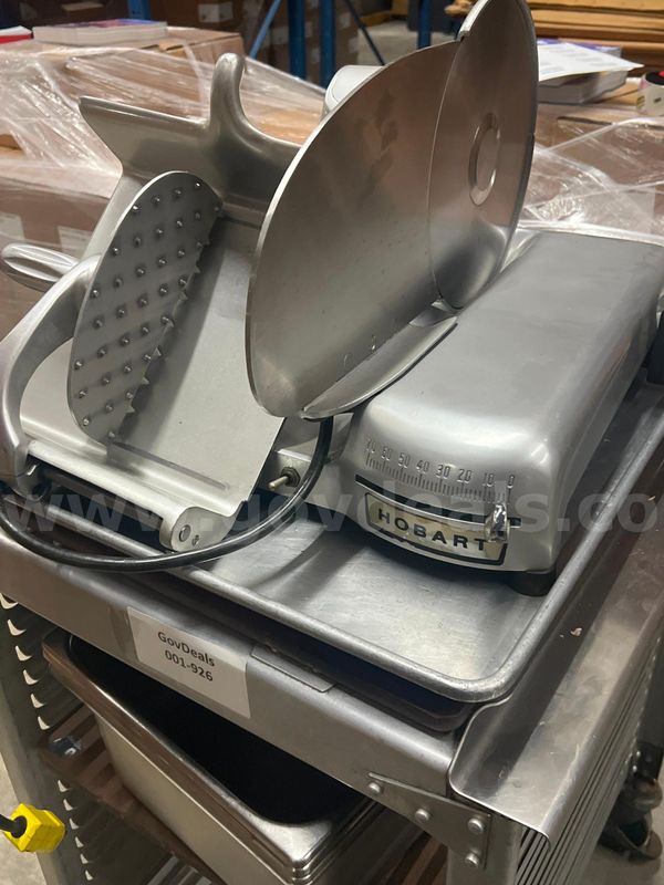Slicer, Hobart Paddle, Tray rack