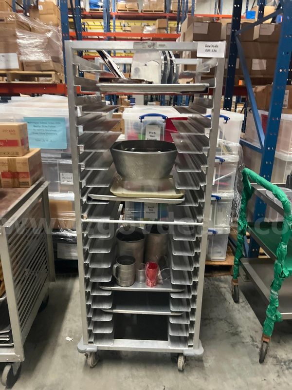 Tray rack, Berkel Blades, with small wares