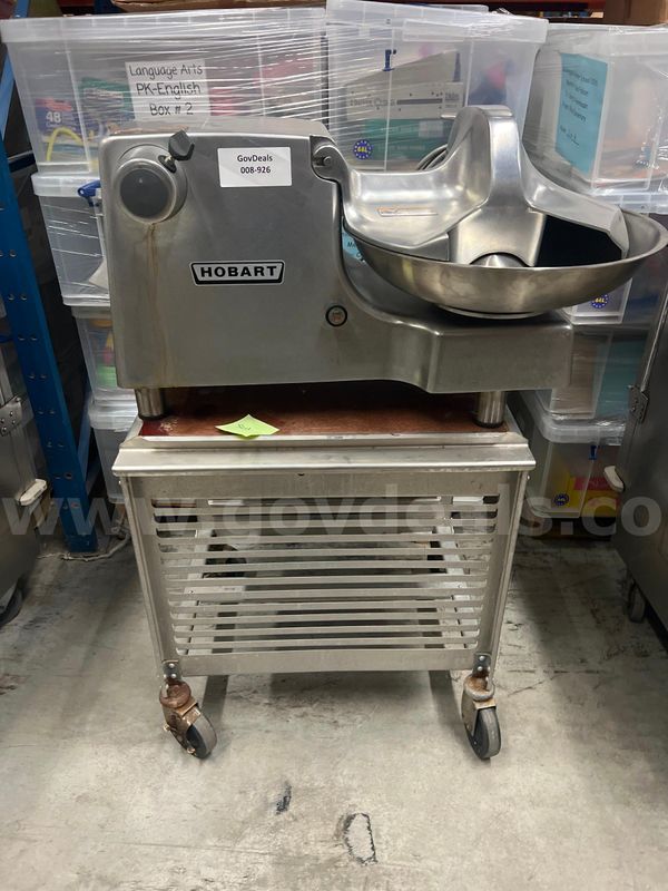 Hobart Buffalo Chopper and tray rack