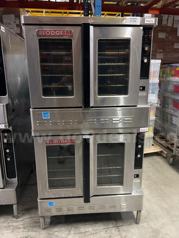 Blodgett double oven-gas