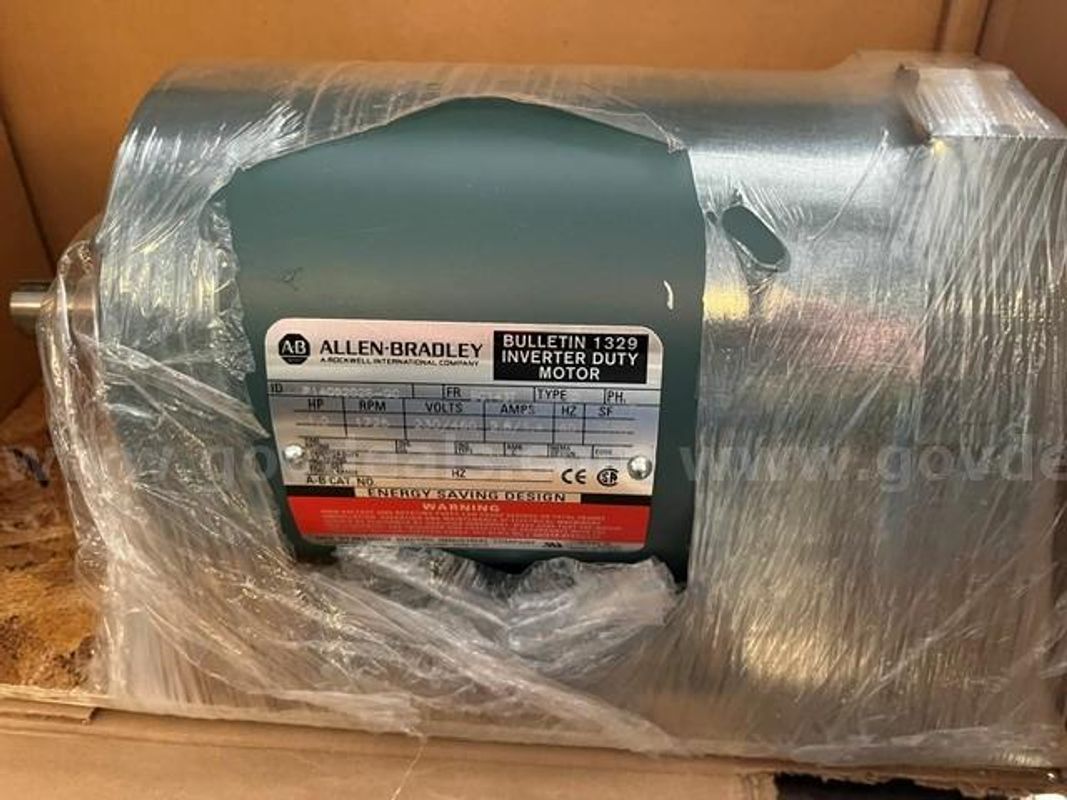 Inverter Duty AC motor 3-phase 8 ct. with Controller