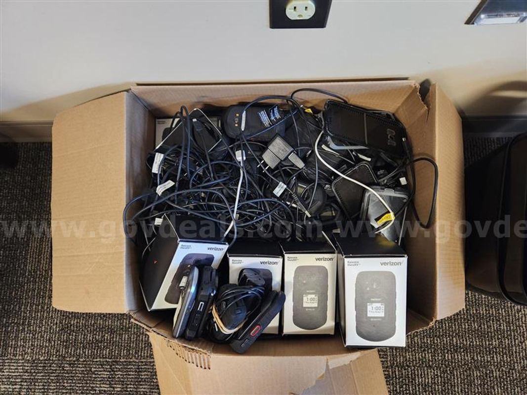Box of Cell Phones