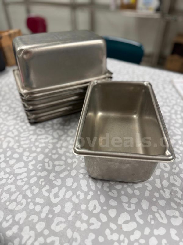 Lot of 1/6 size, 4" Steam Table Pans