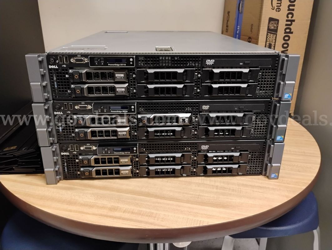 3x Dell PowerEdge R710s
