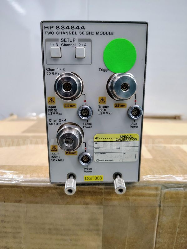 1LOT 1ea. HP 83484A Dual Two Channel 50GHz Electrical Plug