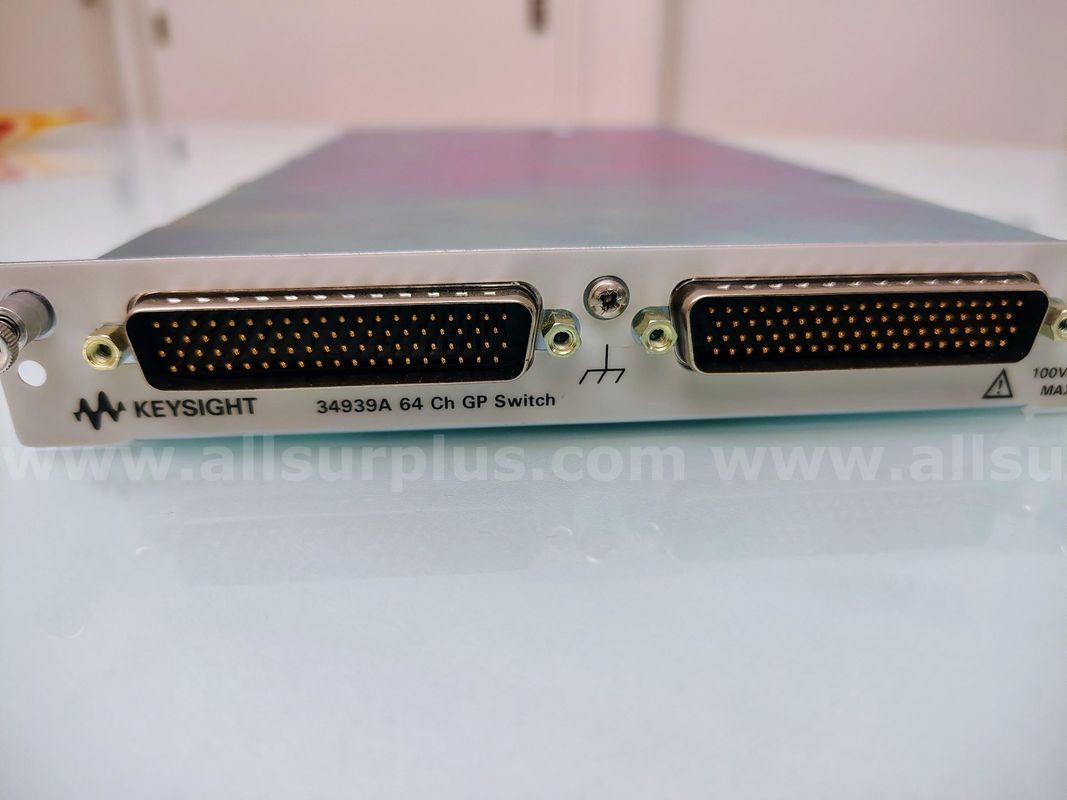 1 LOT Keysight 34939A 64-Channel Form A General Purpose Switch