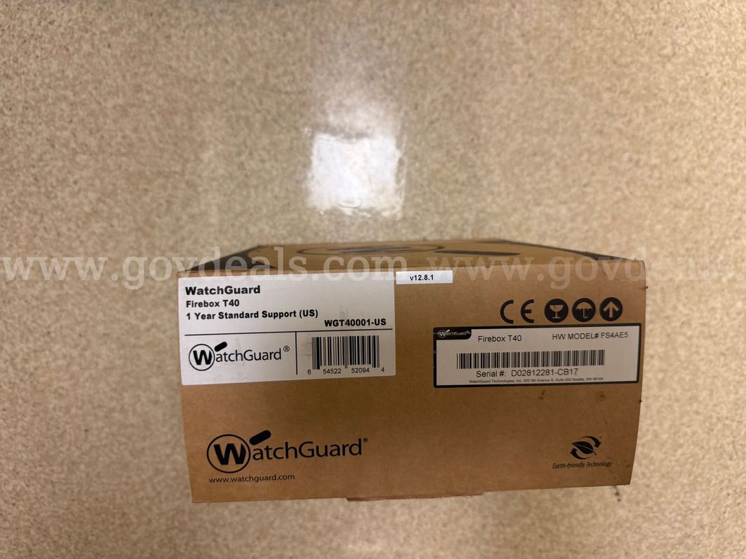 WATCHGUARD FIREBOX T40 NETWORK SECURITY APPLIANCE