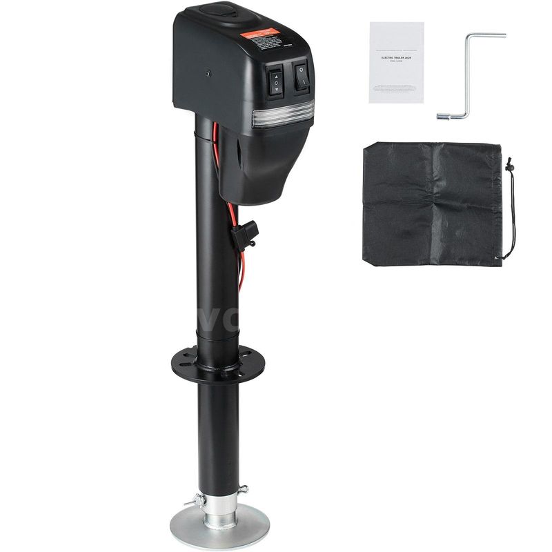 Brand New 4,000 Lb Electric Trailer Jack - Rv Camper Horse Livestock - $115 Reserve - Shipping Only