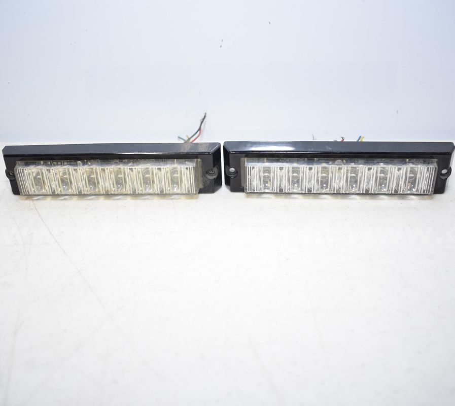 Pair Of Tested And Working Blue White Led Lights Possibly Code 3 - Police Fire Ems - Ship Only
