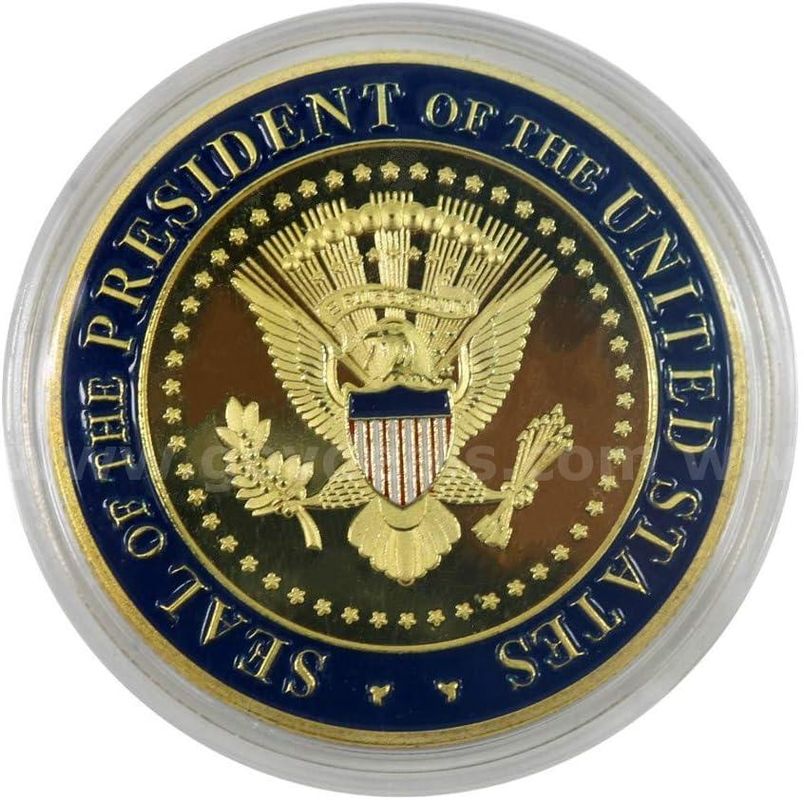 Real Gold Clad Donald Trump Challenge Collector Collectible Coin - $20 Reserve - Ship Only