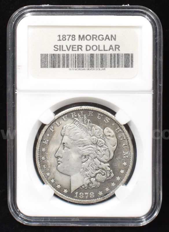 Real Silver 1885 Morgan Dollar With A Beautiful Patina And Rotation Error!! - Will Ship!!