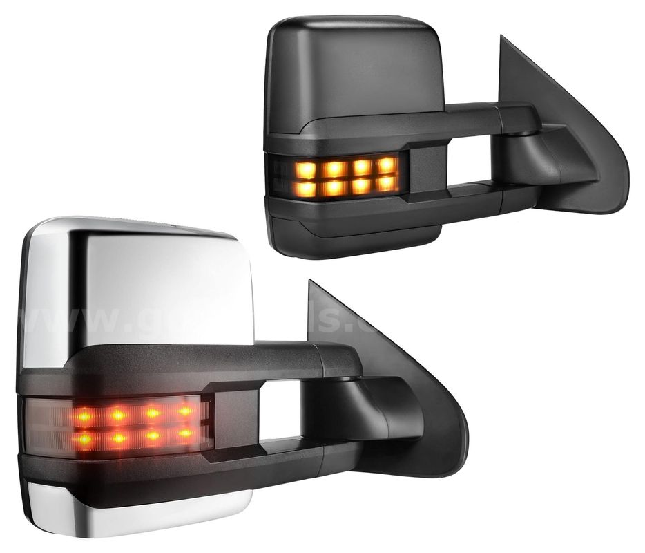 Brand New Pair Heated Electric Tow Mirrors 14-18 Chevrolet Silverado Gmc Sierra- Shipping Only