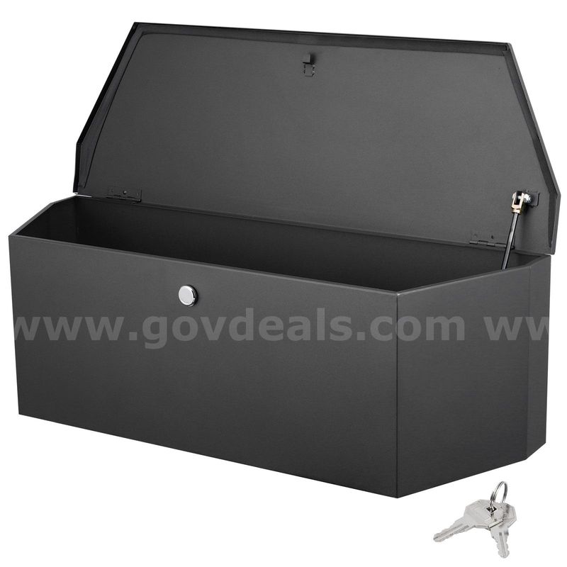 Brand New Steel Trailer Tongue Storage Utility Box - $90 Reserve - Shipping Only