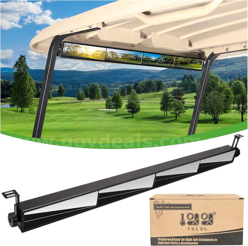 Brand New 4 Panel Golf Cart Mirror Club Car Yamaha Ez Go - $25 Reserve - Shipping Only