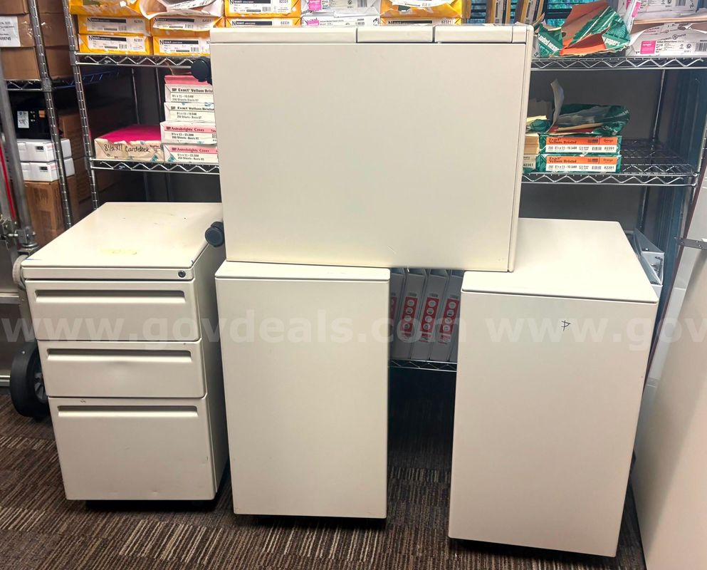 File Cabinets - Lot of 4 Assorted Metal